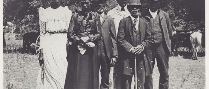 "Juneteenth Emancipation Day Celebration, June 19, 1900, Texas," by Grace Murray.